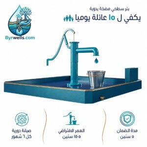 Shallow Water Well with Manual Hand Pump